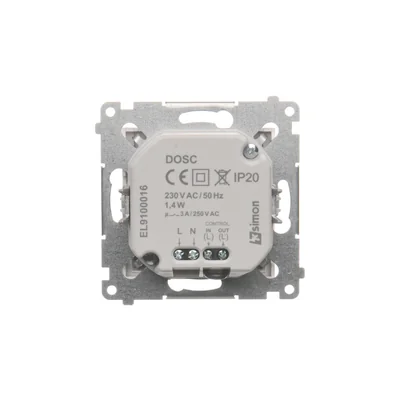 Luminaire LED SIMON 54 avec capteur 230V AC 1.4W 5900K blanc