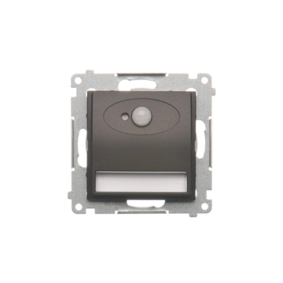 Luminaire LED SIMON 54 avec capteur 230V AC 1.4W 5900K marron mat