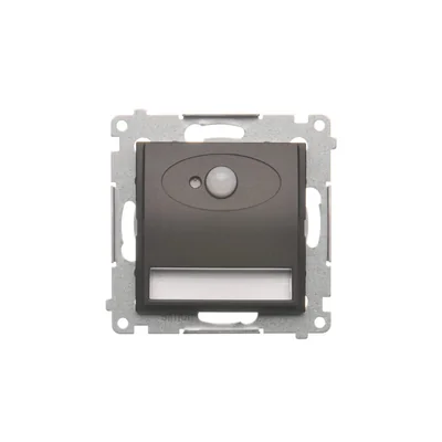 Luminaire LED SIMON 54 avec capteur 230V AC 1.4W 5900K marron mat