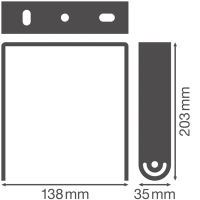 Luminaire LEDV HB BRACKET 138