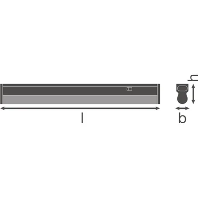 Luminaire linéaire LINEAR COMPACT SWITCH 300 4W 3000K