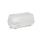 Luminaire SEZAR, E27, 18 W, abat-jour blanc mat, culot blanc, 230 V, IK07, IP54