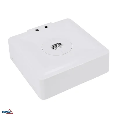 LUMINARIA DE EMERGENCIA ESCALER CUADRADA 3W ÓPTICA PARA PASILLOS IP40 AUTOTEST 3H CNBOP