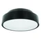 Luminaria DIONE, LED, 9W, pantalla opalina, base negra, con sensor de movimiento, resistente a los rayos UV, 230V, IK10, IP65