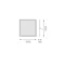 Luminaria integrada en panel 600 V 35 W IP65 840