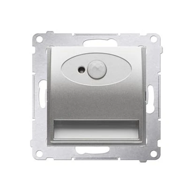 Luminaria LED con sensor de movimiento 14V (0,42W), plata mate