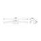 Luminaria LED decorativa MAMBA LED 12W NEGRA CCT