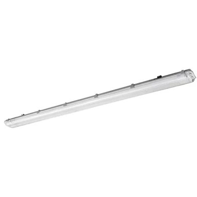Luminaria LED hermética G-TECH 258, T8 LED-J, G13, AC220-240V, 50/60Hz, IP65, ABS/PS, gris.
