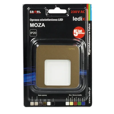 Luminaria LED MOZA 230V AC p/t WW oro