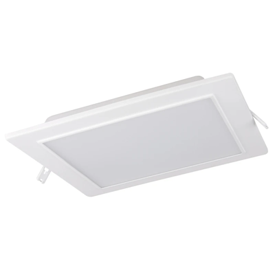 Luminaria LED QUADRO 230V 9W 850lm IP20 NW 140° blanco