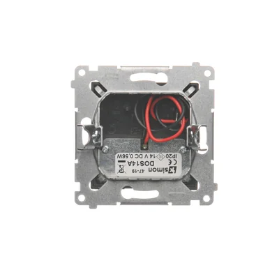Luminaria LED SIMON 54 14V DC 0,56W 5900K marrón mate