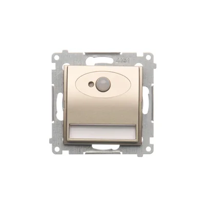 Luminaria LED SIMON 54 con sensor 14V DC 064W 5900K oro mate