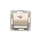 Luminaria LED SIMON 54 con sensor 14V DC 064W 5900K oro mate