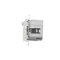 Luminaria LED Simon 54 WMDO-SCBxx1-011 con sensor de movimiento, 230 V CA, 1,4 W, blanco neutro 4000 K; blanco