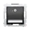 Luminaria LED Simon 54 WMDO-SCBxx1-049 con sensor de movimiento, 230 V CA, 1,4 W, blanco neutro 4000 K; color negro.