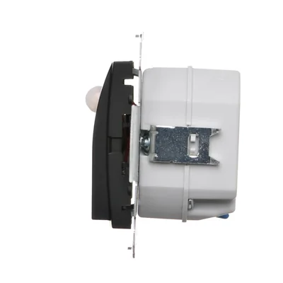 Luminaria LED Simon 54 WMDO-SCBxx1-049 con sensor de movimiento, 230 V CA, 1,4 W, blanco neutro 4000 K; color negro.