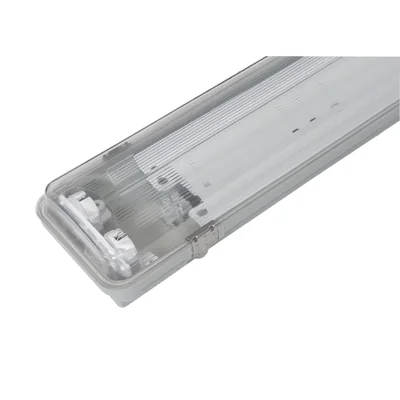 Luminaria LED tubular hermética HEDA 2xT8 de 120 cm, IP66 con reflector G13
