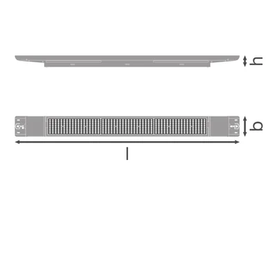 Luminaria LOW BAY FLEX 1200 P de 73 W y 840 W
