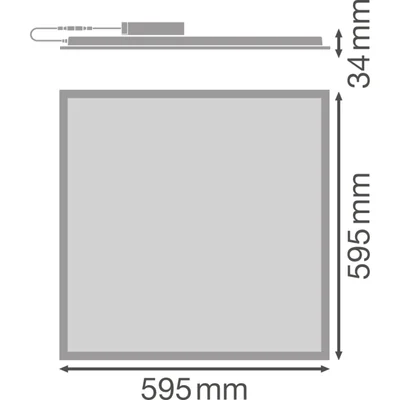 Luminaria PANEL COMPACT 600 V 30W 940 U19