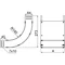 LUPNJ200H60 90° bend, sheet thickness - 1 mm