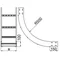 LWDSP200H100 Internal vertical arch, sheet thickness - 1.50 mm
