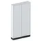 LXN250 4-12 PHN1 Empty floor-standing enclosure, IP41, class I RAL7035 (1050x1850x250) with 100 mm plinth