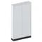 LXN250 4-12 PHN1 Empty floor-standing enclosure, IP41, class I RAL7035 (1050x1850x250) with 100 mm plinth