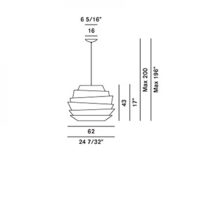 Люмінесцентний бірюзовий дисплейний підвісний світильник Le Soleil