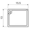 LZ CLOSING STRIP 15X12 (2/96 m)