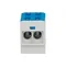 LZ in ZU body 1-track 2x35mm² / 2x35mm² - Al/Cu blue
