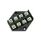 LZ rhombus terminal block, 4x2.5mm2, 24A, 450V, black