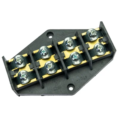 LZ rhombus terminal block, 5x16mm2, 76A, 450V, black