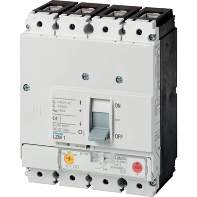 LZM1 power circuit breaker, 4-pole, 50-63A