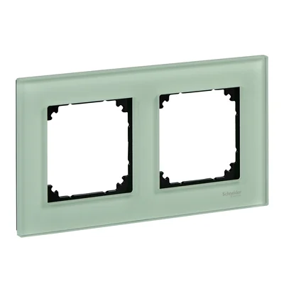 M-ELEGANCE GLASS Doppelter Smaragdrahmen