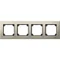 M-ELEGANCE METAL Quadruple frame, titanium