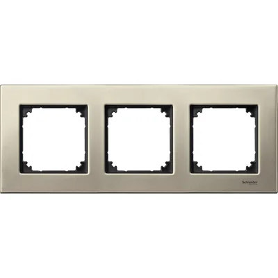 M-ELEGANCE METAL Titanium triple frame
