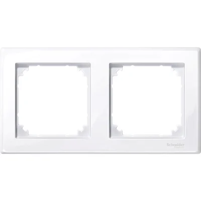 M-SMART Marco doble blanco brillo activo