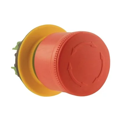M22-PVT30 Safety button 30mm, hole 22mm, twist release
