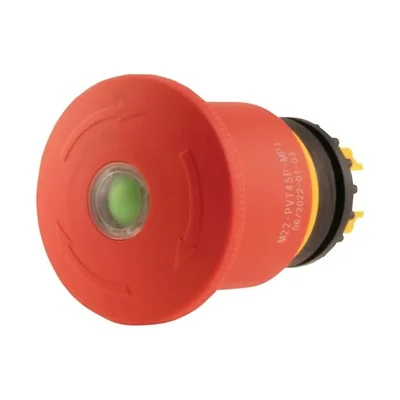 M22-PVT45P-MPI Accionamiento de botón de seguridad de 45 mm con señalización de activación mecánica