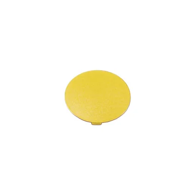 M22-XDP-Y Mushroom button insert black, with o