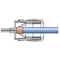 M25x1.5 brass cable gland