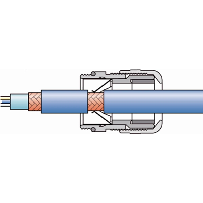 M25x1.5 brass cable gland