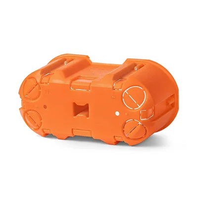 M2x60DF MULTIWALL SLIM podomítková krabice, oranžová
