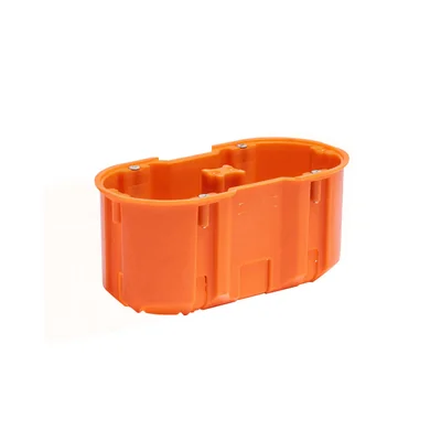 M2x60DF MULTIWALL SLIM podomítková krabice, oranžová