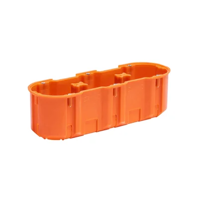 M3x60DF MULTIWALL SLIM podomítková krabice, oranžová