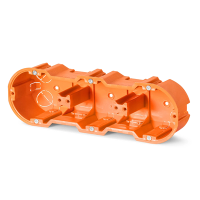 M3x60DF MULTIWALL SLIM Unterputzdose, orange