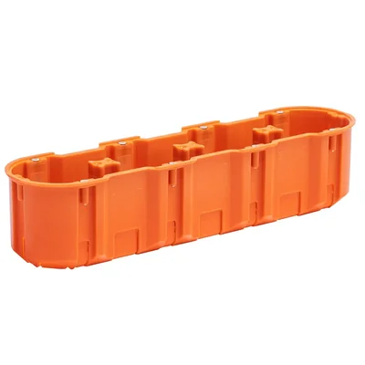 M4x60DF MULTIWALL SLIM podomítková krabice, oranžová