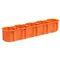 M5x60DF MULTIWALL SLIM podomítková krabice, oranžová