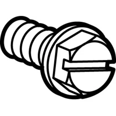 M6 X 10 SCREW WITH FLAT WASHERS.