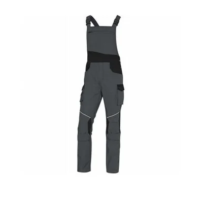 MACH2 CORPORATE Peto de trabajo, talla XL, gris y negro